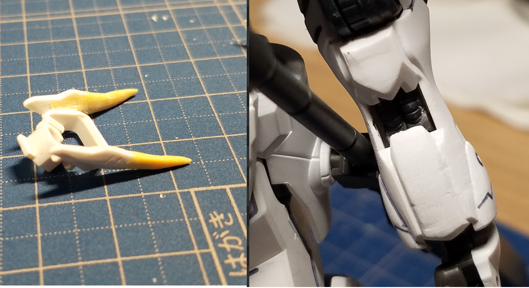 Hgガンダムバルバトスルプス 改造編 合わせ目消し パテによる改造 初心者が作るガンプラ D4bc